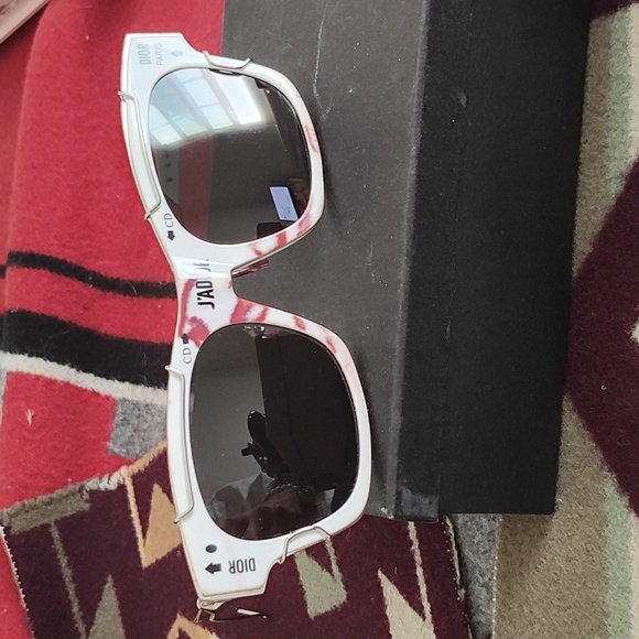 Dior Accessories - J ADior Sunglasses D8K2K rare candy cane misprint Brand New Made In Italy